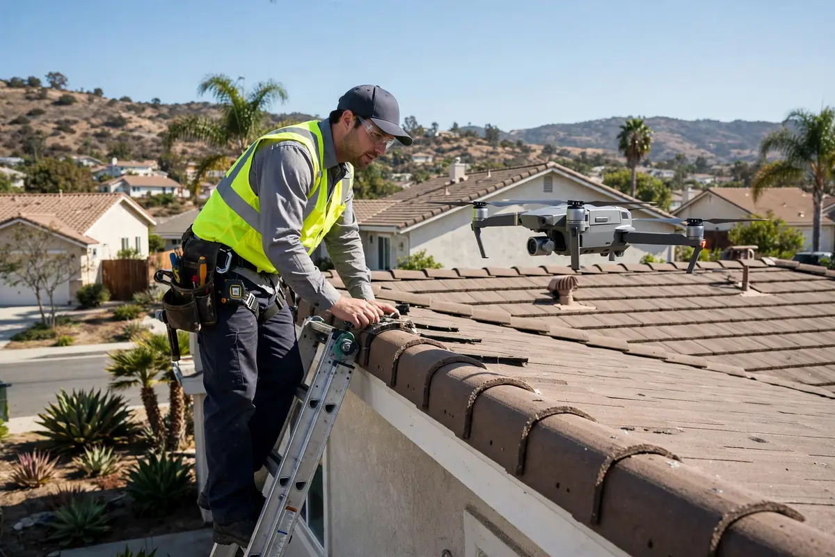 Drone vs. Manual Roof Inspection: Which Do You Actually Need? — La Mirada, CA
