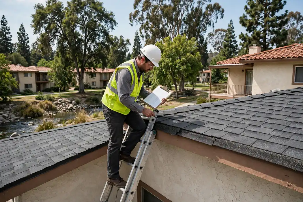 Annual Roof Maintenance Inspection in Creek Park, La Mirada, CA