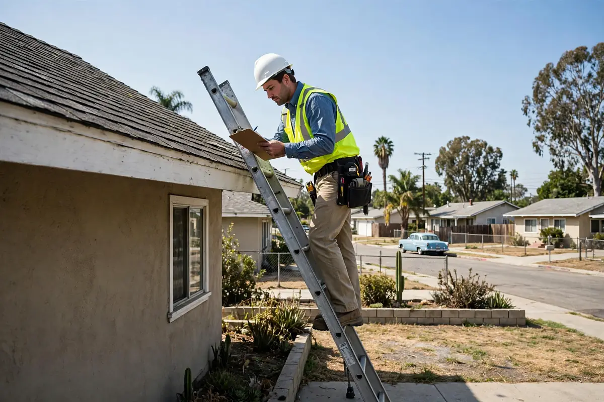 Annual Roof Maintenance Inspection in Foster Park, La Mirada, CA