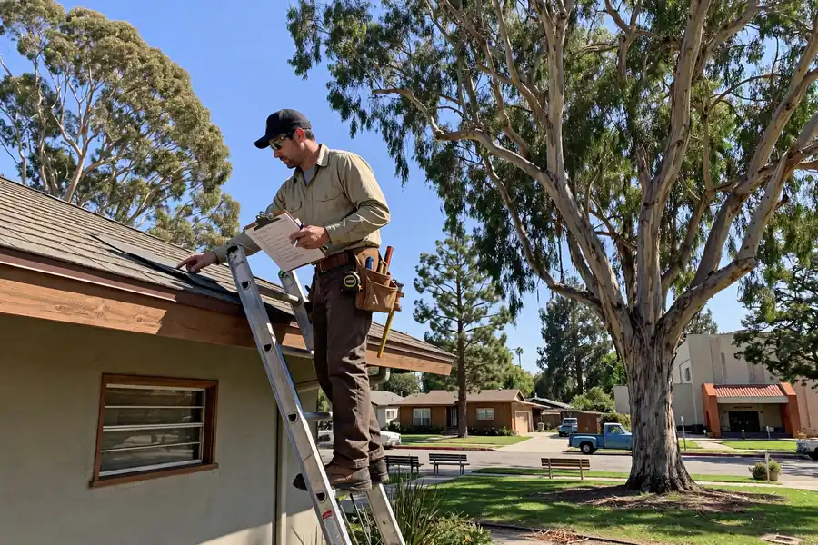 Annual Roof Maintenance Inspection in La Mirada Landmark, La Mirada, CA