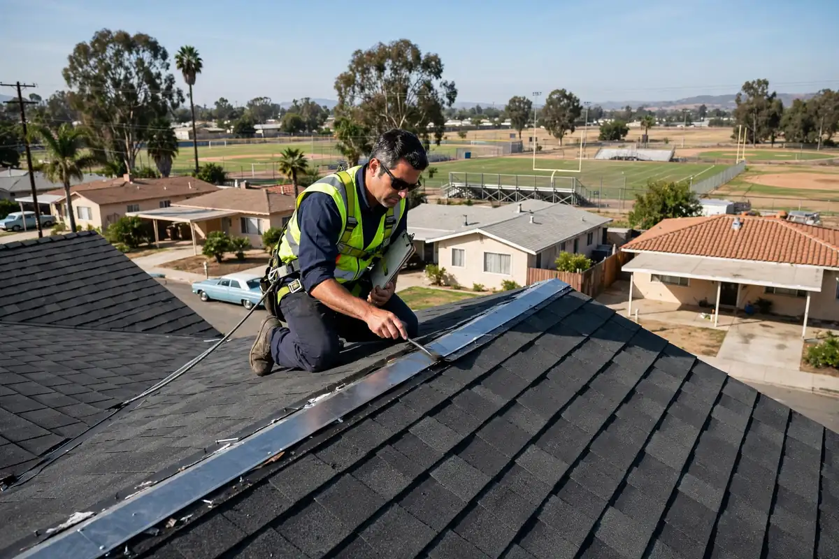 New Roof Installation Inspection in Alicante Park, La Mirada, CA