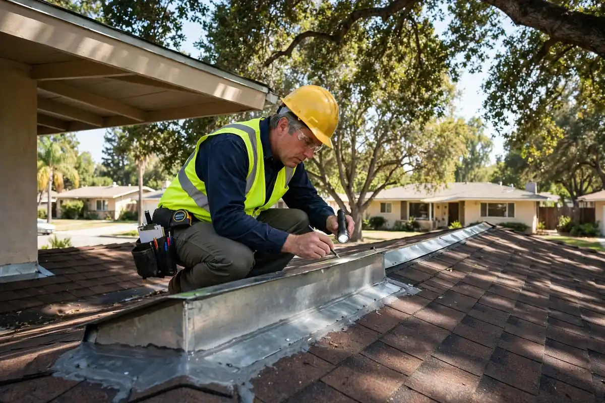 Post-Repair Roof Inspection in Bristol Terrace, La Mirada, CA