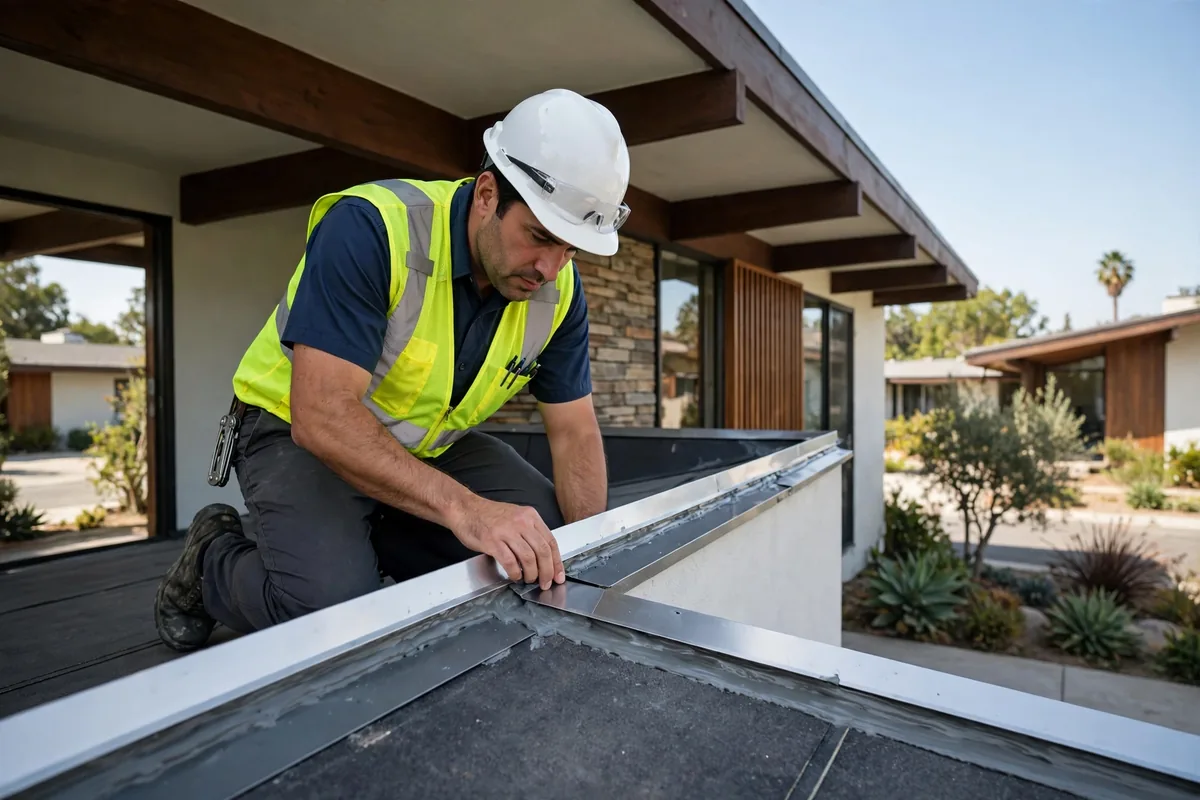Post-Repair Roof Inspection in Granada Heights, La Mirada, CA
