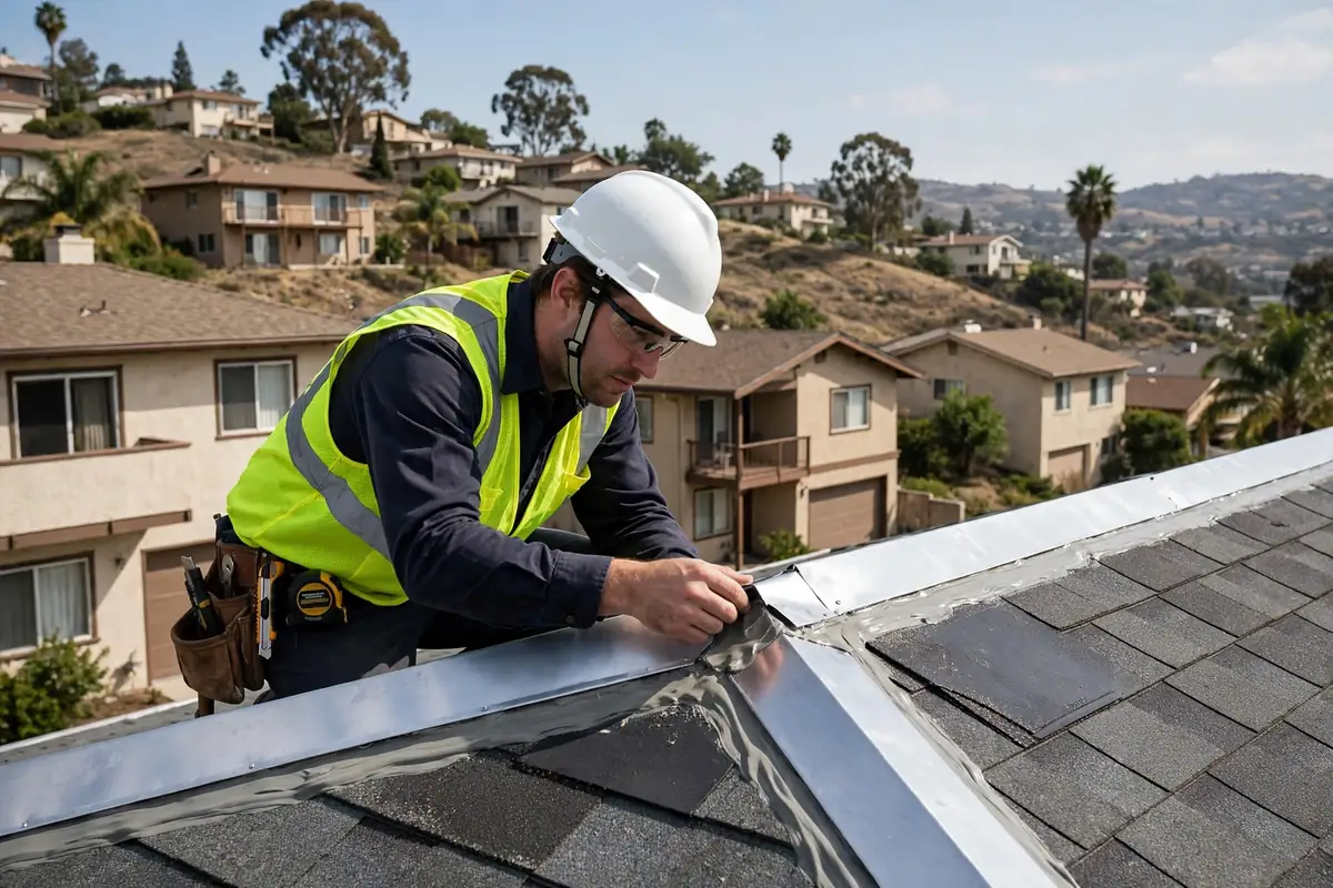 Post-Repair Roof Inspection in Knolls at Hillsborough, La Mirada, CA