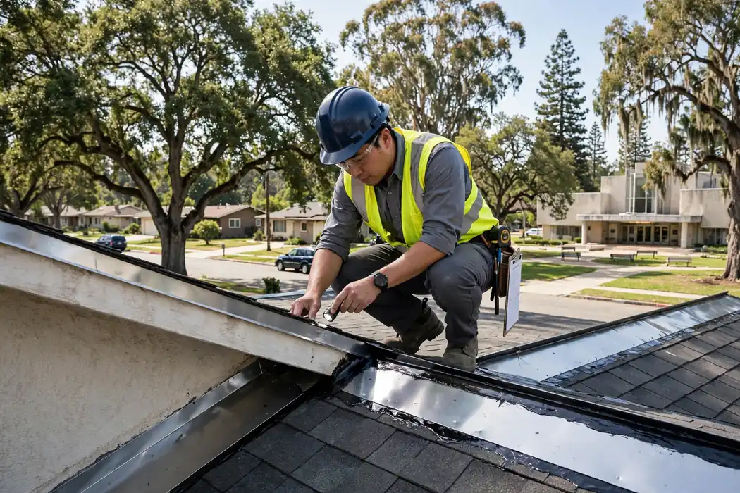 Post-Repair Roof Inspection in La Mirada Landmark, La Mirada, CA