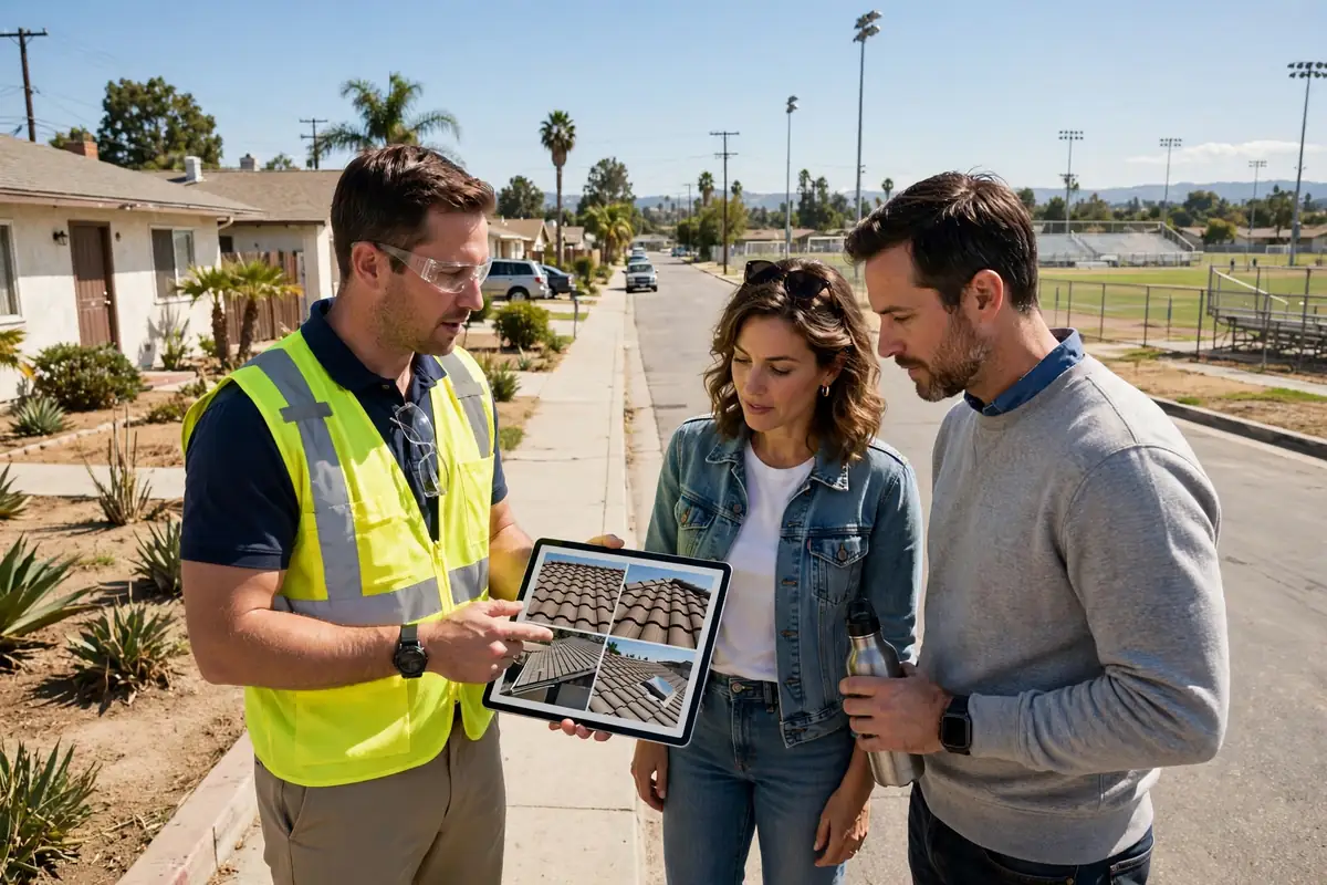 Pre-Purchase Roof Inspection in Alicante Park, La Mirada, CA