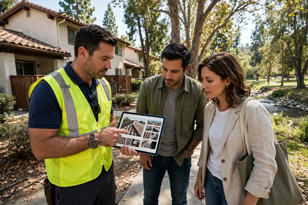 Pre-Purchase Roof Inspection in Creek Park, La Mirada, CA