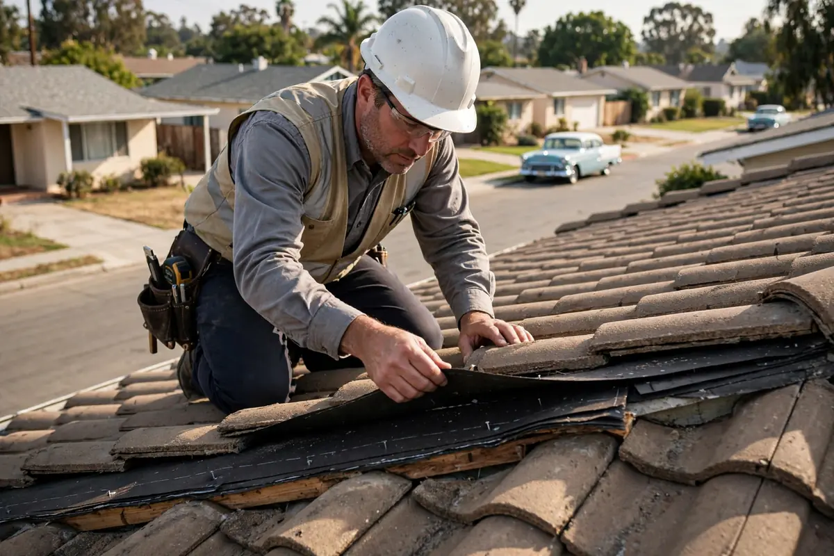 Tile Roof Inspection in Breezewood Village, La Mirada, CA