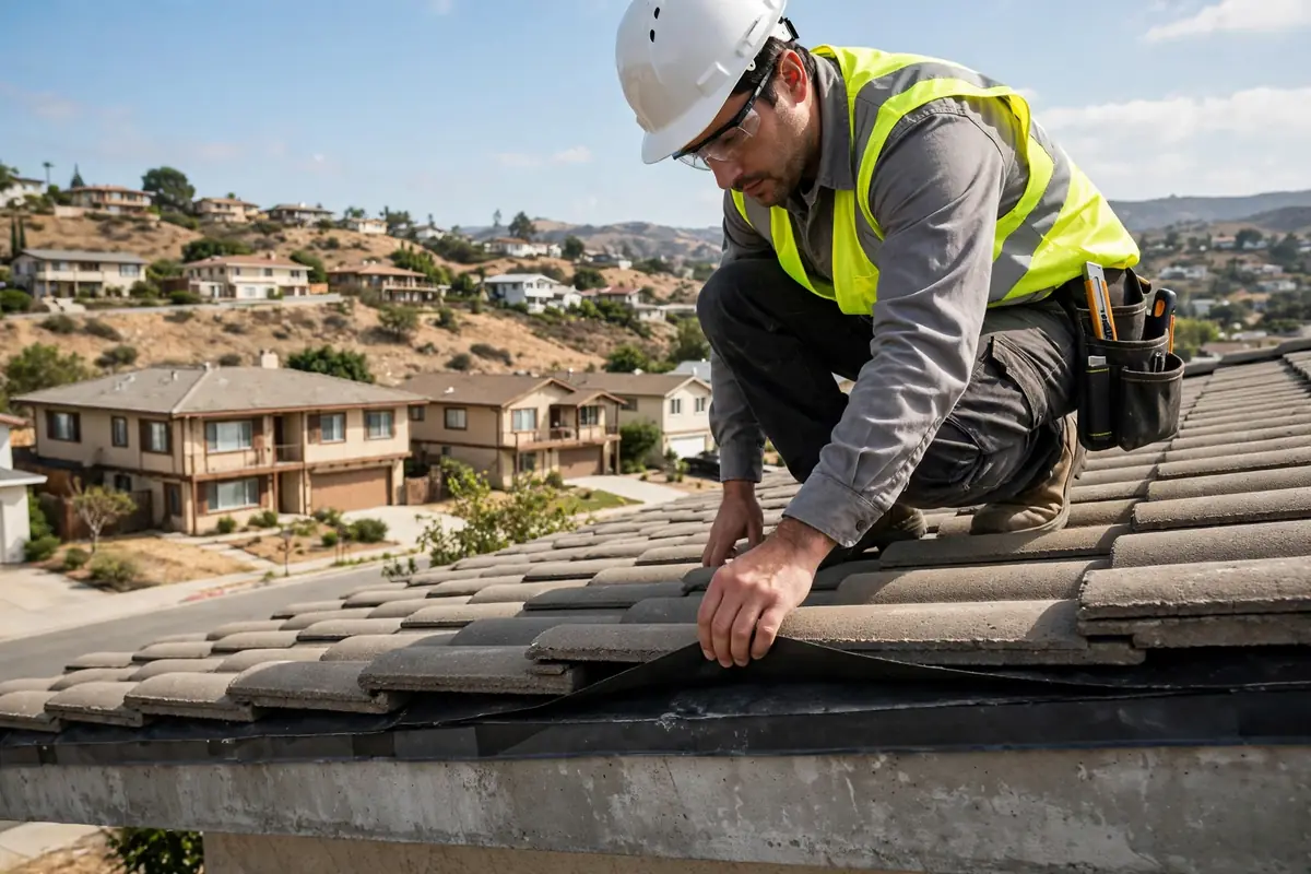Tile Roof Inspection in Knolls at Hillsborough, La Mirada, CA